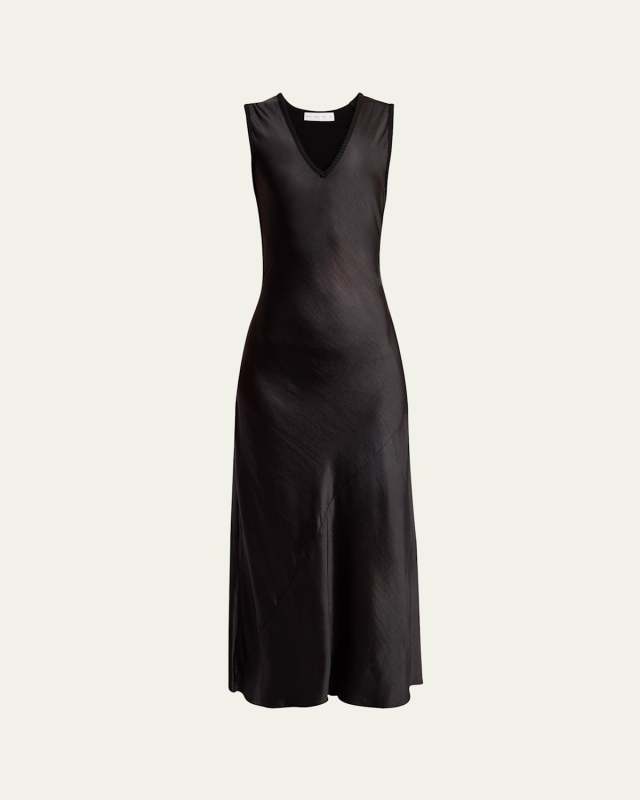 Charlotte Satin Maxi Dress